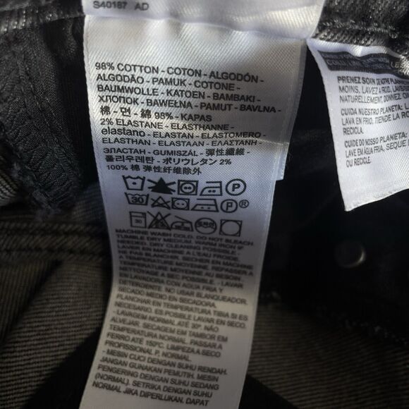 Levi’s Wedgie Skinny Women’s Size 25 High-Rise Buttonfly Crop Jeans - Picture 11 of 12